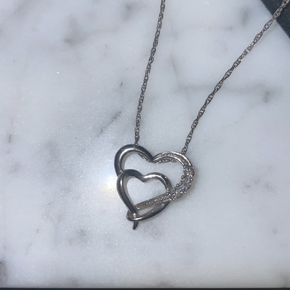 Kay Jewelers Double Heart Necklace